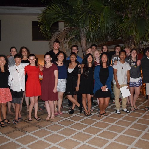 This is our group picture at the end of the course.