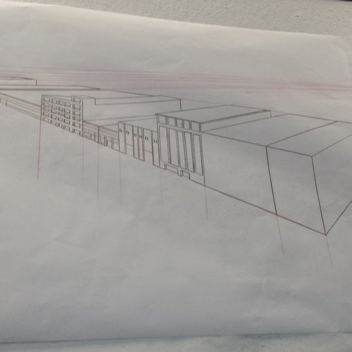 One of my final pieces for my drawing for architecture class.